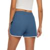 imageTACVASEN Womens Hiking Shorts with Pockets Quick Dry Lightweight Outdoor Running Shorts Breathable Active SportsGrey Blue