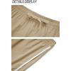 imageTACVASEN Womens Hiking Shorts with Pockets Quick Dry Lightweight Outdoor Running Shorts Breathable Active SportsKhaki