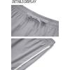 imageTACVASEN Womens Hiking Shorts with Pockets Quick Dry Lightweight Outdoor Running Shorts Breathable Active SportsLight Gray
