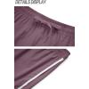 imageTACVASEN Womens Hiking Shorts with Pockets Quick Dry Lightweight Outdoor Running Shorts Breathable Active SportsPurple Red