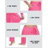 imageTACVASEN Womens Velour Pants Soft Velvet Sweatpants Warm Straight Leg Athletic Track Casual Lounge Joggers with PocketsFluorescent Pink