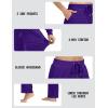 imageTACVASEN Womens Velour Pants Soft Velvet Sweatpants Warm Straight Leg Athletic Track Casual Lounge Joggers with PocketsPurple