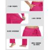imageTACVASEN Womens Velour Pants Soft Velvet Sweatpants Warm Straight Leg Athletic Track Casual Lounge Joggers with PocketsRose Red