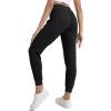 imageTACVASEN Womens Cotton Joggers Athletic Sweatpants with Pockets Soft Lounge Pants Lightweight Track Pants Casual YogaBlack