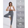 imageTACVASEN Womens Cotton Joggers Athletic Sweatpants with Pockets Soft Lounge Pants Lightweight Track Pants Casual YogaDark Grey