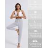 imageTACVASEN Womens Cotton Joggers Athletic Sweatpants with Pockets Soft Lounge Pants Lightweight Track Pants Casual YogaLight Grey
