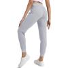 imageTACVASEN Womens Cotton Joggers Athletic Sweatpants with Pockets Soft Lounge Pants Lightweight Track Pants Casual YogaLight Grey