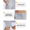 imageTACVASEN Womens Cotton Joggers Athletic Sweatpants with Pockets Soft Lounge Pants Lightweight Track Pants Casual YogaLight Grey