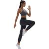 imageTACVASEN Womens Joggers Running Sweatpants with Zipper Pockets Athletic Tapered Pants for WorkoutBlack