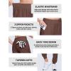 imageTACVASEN Womens Joggers Running Sweatpants with Zipper Pockets Athletic Tapered Pants for WorkoutBrown