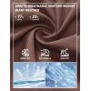imageTACVASEN Womens Joggers Running Sweatpants with Zipper Pockets Athletic Tapered Pants for WorkoutBrown