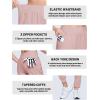 imageTACVASEN Womens Joggers Running Sweatpants with Zipper Pockets Athletic Tapered Pants for WorkoutPink
