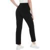 imageTACVASEN Womens Sherpa Lined Sweatpants Warm Fleece Lined Pants Soft Cotton Winter Thermal Pants with Pockets AthleticBlack