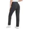 imageTACVASEN Womens Sherpa Lined Sweatpants Warm Fleece Lined Pants Soft Cotton Winter Thermal Pants with Pockets AthleticDark Grey