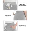 imageTACVASEN Womens Sherpa Lined Sweatpants Warm Fleece Lined Pants Soft Cotton Winter Thermal Pants with Pockets AthleticLight Grey