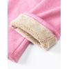 imageTACVASEN Womens Sherpa Lined Sweatpants Warm Fleece Lined Pants Soft Cotton Winter Thermal Pants with Pockets AthleticPink