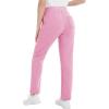imageTACVASEN Womens Sherpa Lined Sweatpants Warm Fleece Lined Pants Soft Cotton Winter Thermal Pants with Pockets AthleticPink