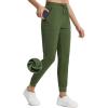 imageTACVASEN Womens Cotton Joggers Athletic Sweatpants with Pockets Soft Lounge Pants Lightweight Track Pants Casual YogaArmy Green