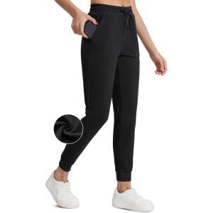 imageTACVASEN Womens Cotton Joggers Athletic Sweatpants with Pockets Soft Lounge Pants Lightweight Track Pants Casual YogaBlack