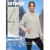 imageTACVASEN Womens Full Zip Fleece Jacket Lightweight Jacket Womens Winter Warm Coats with 2 Zipper PocketsBeige
