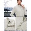 imageTACVASEN Womens Full Zip Fleece Jacket Lightweight Jacket Womens Winter Warm Coats with 2 Zipper PocketsBeige