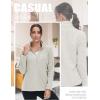 imageTACVASEN Womens Full Zip Fleece Jacket Lightweight Jacket Womens Winter Warm Coats with 2 Zipper PocketsBeige