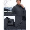 imageTACVASEN Womens Full Zip Fleece Jacket Lightweight Jacket Womens Winter Warm Coats with 2 Zipper PocketsBlack