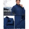 imageTACVASEN Womens Full Zip Fleece Jacket Lightweight Jacket Womens Winter Warm Coats with 2 Zipper PocketsDark Blue