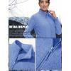 imageTACVASEN Womens Full Zip Fleece Jacket Lightweight Jacket Womens Winter Warm Coats with 2 Zipper PocketsLight Blue