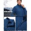 imageTACVASEN Womens Full Zip Fleece Jacket Lightweight Jacket Womens Winter Warm Coats with 2 Zipper PocketsMedium Blue