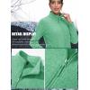 imageTACVASEN Womens Full Zip Fleece Jacket Lightweight Jacket Womens Winter Warm Coats with 2 Zipper PocketsMint Green