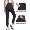 imageTACVASEN Womens Hiking Pants Lightweight Joggers with Pockets Quick Dry Athletic Pants Water Resistant Travel OutdoorBlack