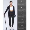 imageTACVASEN Womens Hiking Pants Lightweight Joggers with Pockets Quick Dry Athletic Pants Water Resistant Travel OutdoorBlack