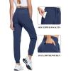 imageTACVASEN Womens Hiking Pants Lightweight Joggers with Pockets Quick Dry Athletic Pants Water Resistant Travel OutdoorNavy