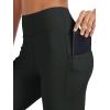 imageTACVASEN Womens Leggings with Pockets Tummy Control Workout High Waisted Athletic Buttery Soft Yoga Ankle Pants 25Black