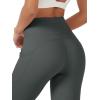 imageTACVASEN Womens Leggings with Pockets Tummy Control Workout High Waisted Athletic Buttery Soft Yoga Ankle Pants 25Dark Grey