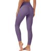 imageTACVASEN Womens Leggings with Pockets Tummy Control Workout High Waisted Athletic Buttery Soft Yoga Ankle Pants 25Dark Purple