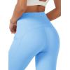 imageTACVASEN Womens Leggings with Pockets Tummy Control Workout High Waisted Athletic Buttery Soft Yoga Ankle Pants 25Light Blue