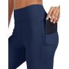 imageTACVASEN Womens Leggings with Pockets Tummy Control Workout High Waisted Athletic Buttery Soft Yoga Ankle Pants 25Navy