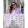 imageTACVASEN Womens Puffer Jacket Quilted Lightweight Stand Collar Zip Up Alternative Down Coat Warm Winter with 4 PocketsLight Purple