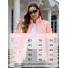 imageTACVASEN Womens Puffer Jacket Quilted Lightweight Stand Collar Zip Up Alternative Down Coat Warm Winter with 4 PocketsPink