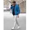 imageTACVASEN Mens Bomber Jacket Lightweight Casual Spring Fall Windbreaker Zip Up Coat with Pocket01 Blue Green
