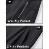 imageTACVASEN Mens Bomber Jacket Lightweight Casual Spring Fall Windbreaker Zip Up Coat with Pocket01 C Black