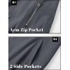 imageTACVASEN Mens Bomber Jacket Lightweight Casual Spring Fall Windbreaker Zip Up Coat with Pocket01 Dark Grey