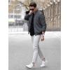 imageTACVASEN Mens Bomber Jacket Lightweight Casual Spring Fall Windbreaker Zip Up Coat with Pocket01 Dark Grey