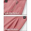 imageTACVASEN Mens Bomber Jacket Lightweight Casual Spring Fall Windbreaker Zip Up Coat with Pocket01 Grey Pink
