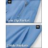 imageTACVASEN Mens Bomber Jacket Lightweight Casual Spring Fall Windbreaker Zip Up Coat with Pocket01 Light Blue