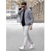 imageTACVASEN Mens Bomber Jacket Lightweight Casual Spring Fall Windbreaker Zip Up Coat with Pocket01 Light Grey
