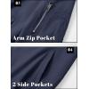 imageTACVASEN Mens Bomber Jacket Lightweight Casual Spring Fall Windbreaker Zip Up Coat with Pocket01 Navy