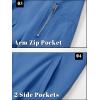 imageTACVASEN Mens Bomber Jacket Lightweight Casual Spring Fall Windbreaker Zip Up Coat with Pocket01 Royal Blue